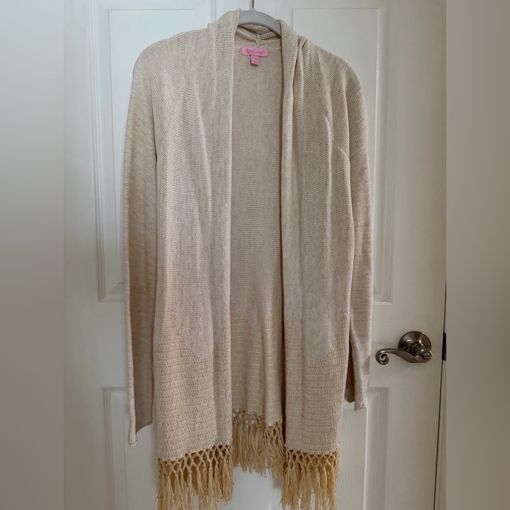 Lilly Pulitzer Tatum Cardigan with Fringe
